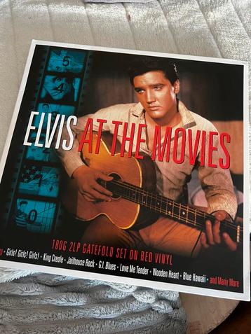Elvis Presley - At the movies 2 x rood vinyl beschikbaar voor biedingen