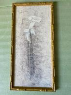 Prachtig ingelijste witte kelkbloem . Aronskelk . J. Hang, Ophalen of Verzenden