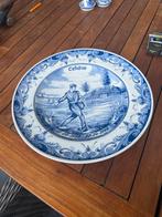 Delfts blauw wand bord, Ophalen