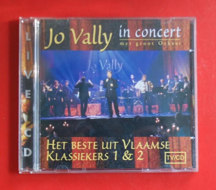 cd Jo Vally In concert Het beste uit Vlaamse klassiekers 1 2, Cd's en Dvd's, Cd's | Nederlandstalig, Gebruikt, Levenslied of Smartlap
