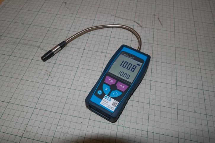euroindex blauwe lijn s2600 RHT5 vocht/temperatuurmeter, Doe-het-zelf en Verbouw, Meetapparatuur, Ophalen of Verzenden