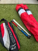 Naish XeoN trainer kite 2.0 incl bar en tas, Watersport en Boten, Geen board, Ophalen of Verzenden, Zo goed als nieuw, Kite