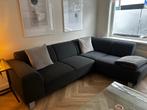 Donkergrijze hoekbank, Ophalen, Zo goed als nieuw, Stof, Modern