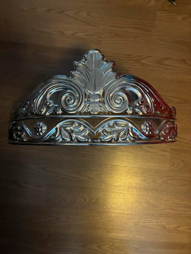 Decoratie Kroon - 60cm Breed - Chrome, Kinderen en Baby's, Kinderkamer | Inrichting en Decoratie, Zo goed als nieuw, Klamboe, Ophalen
