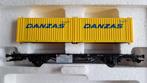 Marklin Danzas Containerwagen, Hobby en Vrije tijd, Modeltreinen | H0, Wisselstroom, Wagon, Ophalen of Verzenden, Zo goed als nieuw