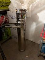 Dubbelwandige rvs Kachelpijp, Huis en Inrichting, Kachels, Gebruikt, Houtkachel, Ophalen of Verzenden, Inbouw