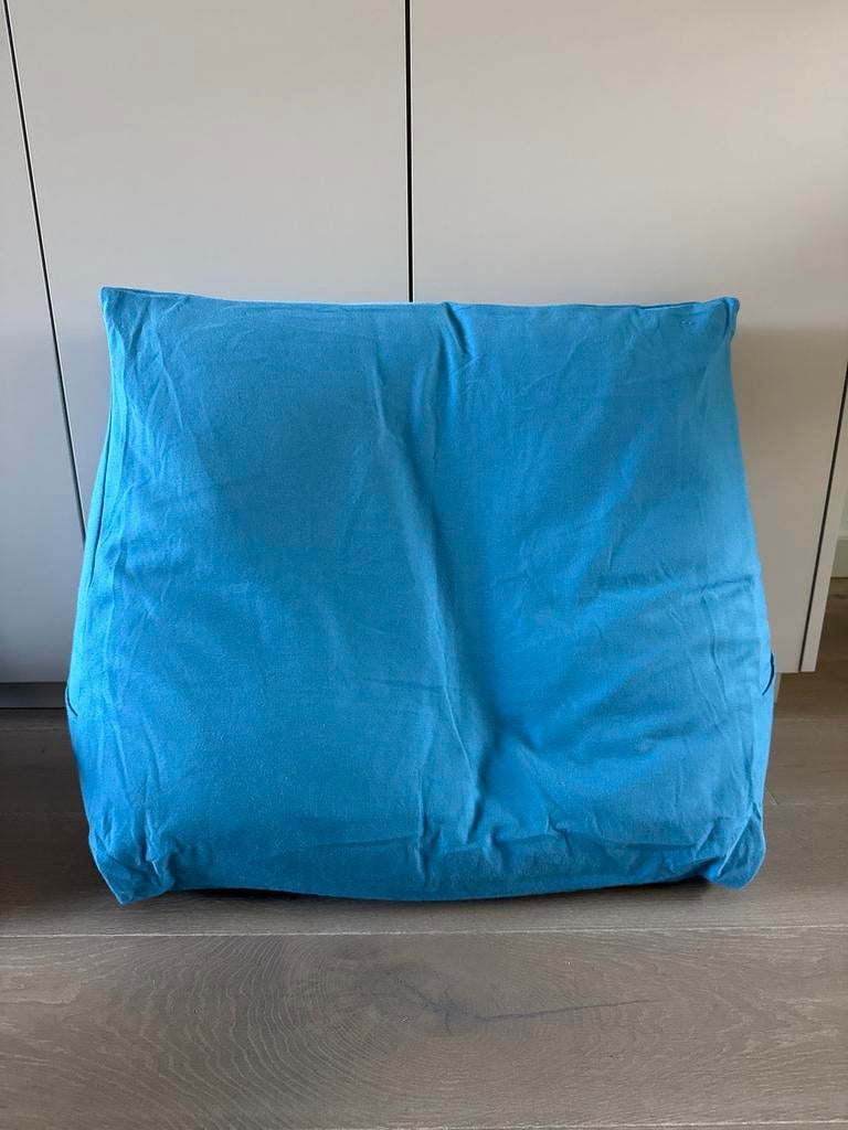 Blauw Lekker Lui Lezen Kussen, Ophalen, Zo goed als nieuw, Blauw, Vierkant
