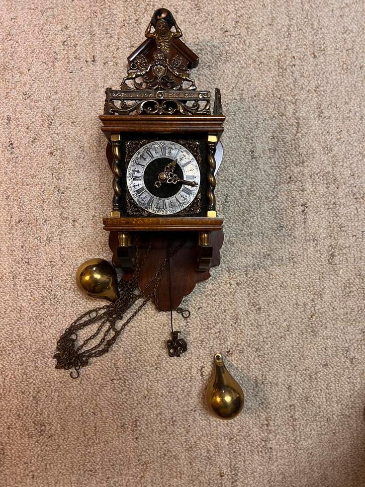 Antieke Zaanse Klok - Prachtig Exemplaar!, Antiek en Kunst, Antiek | Klokken, Ophalen of Verzenden