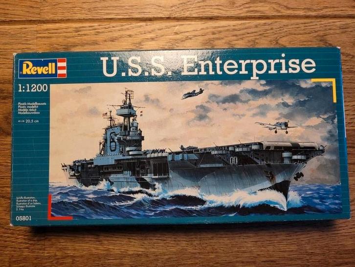 Revell U.S.S. Enterprise 05801 - Modelbouwdoos, Hobby en Vrije tijd, Modelbouw | Boten en Schepen, Nieuw, 1:200 of kleiner, Revell