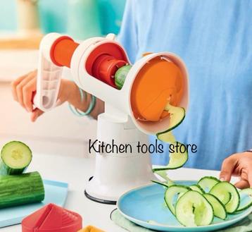 Tupperware AdaptaChef Spiralizer met 2 opzetstukken voorraad beschikbaar voor biedingen