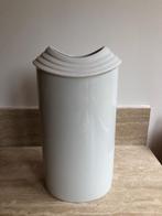 Midcentury ‘op art’ vaas van Rosenthal, Wit, Aardewerk of Porselein, Ophalen of Verzenden, Zo goed als nieuw