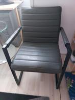 6 eettafelstoelen met leuning, Huis en Inrichting, Stoelen, Ophalen, Kunststof, Industrieel design, Zo goed als nieuw