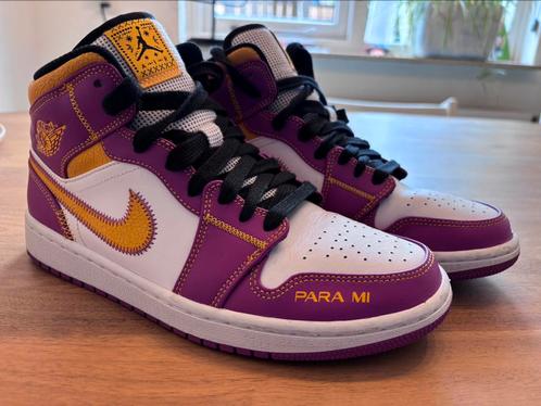 Air Jordan 1 'Dia de Los Muertos' in nieuwstaat maat 42, Kleding | Heren, Schoenen, Zo goed als nieuw, Sneakers of Gympen, Wit