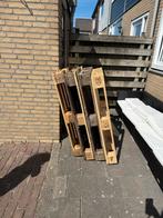 Pallets 4 stuks, Doe-het-zelf en Verbouw, Hout en Planken, Ophalen, Overige houtsoorten, Minder dan 200 cm, Pallet
