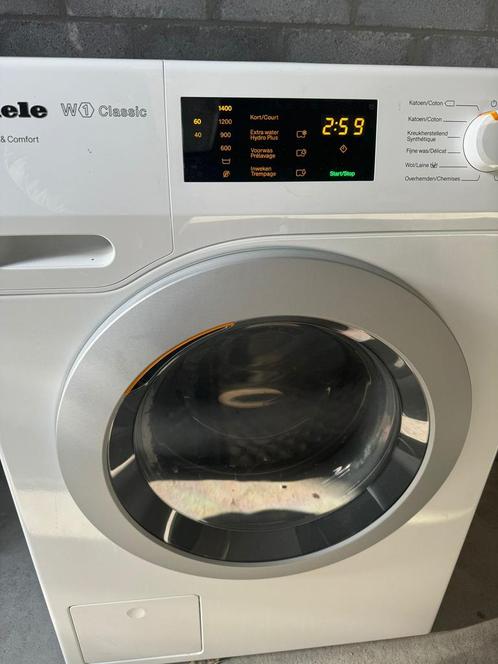 Miele Wasmachine W1 Classic, Witgoed en Apparatuur, Wasmachines, Zo goed als nieuw, Voorlader, 8 tot 10 kg, 85 tot 90 cm, 1200 tot 1600 toeren