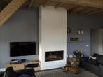 Kalfire W105/47F inbouwhaard met liftdeur en rvs rookkanaal, Huis en Inrichting, Haarden, Ophalen, Zo goed als nieuw, Inbouwhaard