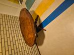 Wortelnoten salon/bijzettafel, Huis en Inrichting, Ophalen, Rond, Hout, Minder dan 55 cm