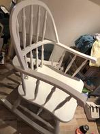 Super mooie schommelstoel te koop, Huis en Inrichting, Stoelen, Ophalen, Wit, Zo goed als nieuw, Eén