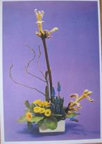 voor het kind - bloemstuk met blauwe druifjes op paars -1974, Verzenden, 1960 tot 1980, Gelopen, Overige thema's