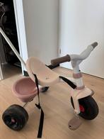 smoby be move roze driewieler met duwstang, Ophalen of Verzenden, Zo goed als nieuw, Duwstang