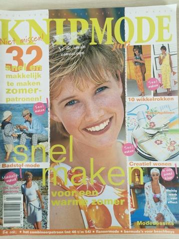 Knipmode juli  1997 snel en makkelijk maken mode beschikbaar voor biedingen
