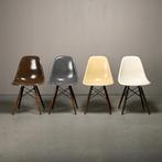 Charles & Ray Eames vintage DSW stoelen Herman Miller, Ophalen of Verzenden, Gebruikt, Overige materialen, Vier