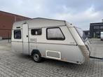 Kip De Luxe 42 T bouwjaar 1992 met voortent en luifel, Caravans en Kamperen, Caravans, Standaardzit, Overige typen, Kip, Bedrijf