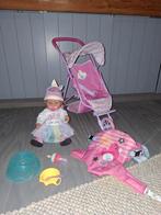 Baby Born pop, buggy, fietsstoeltje, draagzak en accessoires, Ophalen, Gebruikt, Babypop