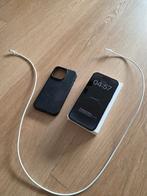 Zwarte Apple iPhone 14 Pro | 128 GB + Spigen hoesje, 80 %, Zwart, Ophalen of Verzenden, Zonder simlock