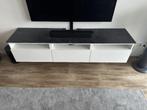 Besta tv-meubel met marmer bovenplaat, Huis en Inrichting, Ophalen, Gebruikt, 150 tot 200 cm, Eikenhout