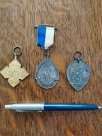 3 wandeltocht medaille's tippelaars Brielle en Rockanje 1965, Nederland, Overige materialen, Ophalen of Verzenden