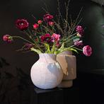 PRACHTIGE SILKKA ZIJDE BLOEMEN, Ophalen of Verzenden, Overige kleuren, Glas, Minder dan 50 cm