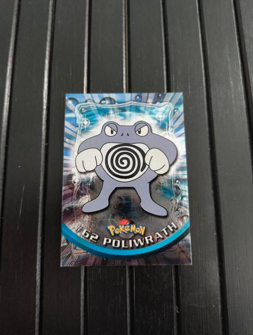 Poliwrath #62 topps chrome, Hobby en Vrije tijd, Verzamelkaartspellen | Pokémon, Zo goed als nieuw, Losse kaart, Ophalen of Verzenden
