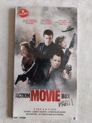 Action Movie Box Part 1 3 DVD , 5 films  NIEUW in folie   beschikbaar voor biedingen