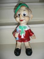 Vintage, jaren 50, rubberen pinokkio piep pop., Ophalen of Verzenden, Peter Pan of Pinokkio, Gebruikt, Beeldje of Figuurtje