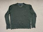Tommy Hilfiger cotton silk heren trui groen maat L, Maat 52/54 (L), Tommy Hilfiger, Ophalen of Verzenden, Gedragen