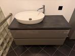 Pelipal Wastafelmeubel + kast antraciet, Ophalen, Overige typen, 50 tot 100 cm, Zo goed als nieuw
