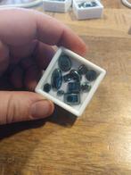 Mix lot van geslepen hematiet cabochons, Ophalen of Verzenden, Zo goed als nieuw