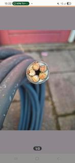 Grijze grondkabel 5x16   22.5 meter, Doe-het-zelf en Verbouw, Elektra en Kabels, Ophalen, Zo goed als nieuw, Kabel of Snoer