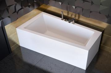 HOEKBAD 160x90 cm ASYMMETRISCH incl poten beschikbaar voor biedingen