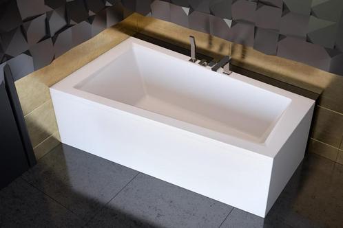 HOEKBAD 160x90 cm ASYMMETRISCH incl poten, Huis en Inrichting, Woonaccessoires | Overige, Nieuw, Ophalen