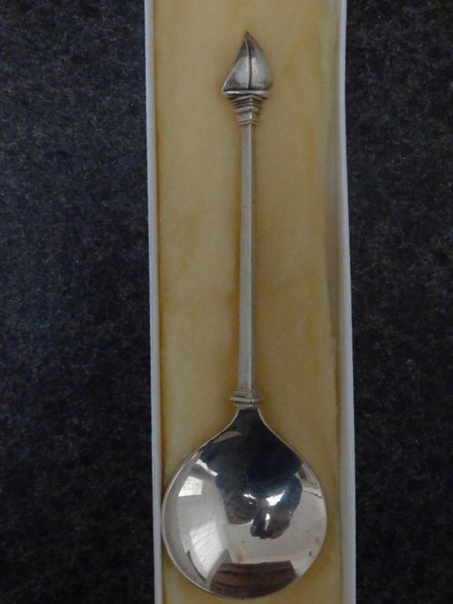 lepel 'Skutsje' zilver, Antiek en Kunst, Antiek | Goud en Zilver, Zilver, Ophalen of Verzenden