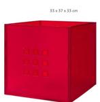 Ikea Lekman rode inzet bak voor kallax expedit vakkenkast, Huis en Inrichting, Ophalen, 25 tot 50 cm, Minder dan 150 cm, Minder dan 100 cm