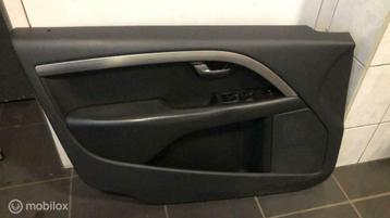Deurpaneel linksvoor zwart skai Volvo V70 III ('07-'17) beschikbaar voor biedingen