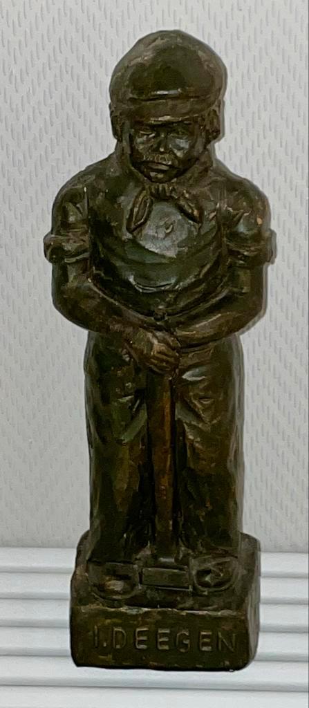 Vintage Geert Kunen Beeldje - I. Deegen (MPVI), Verzamelen, Beelden en Beeldjes, Gebruikt, Ophalen of Verzenden