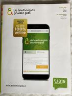 Telefoon/ Goudengids 2018, Ophalen of Verzenden, Zo goed als nieuw