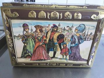 Groot Vintage koekblik Duits beschikbaar voor biedingen