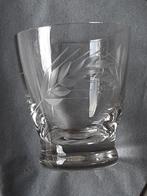 Kristallen glazen met Korenaar motief., Antiek en Kunst, Ophalen of Verzenden