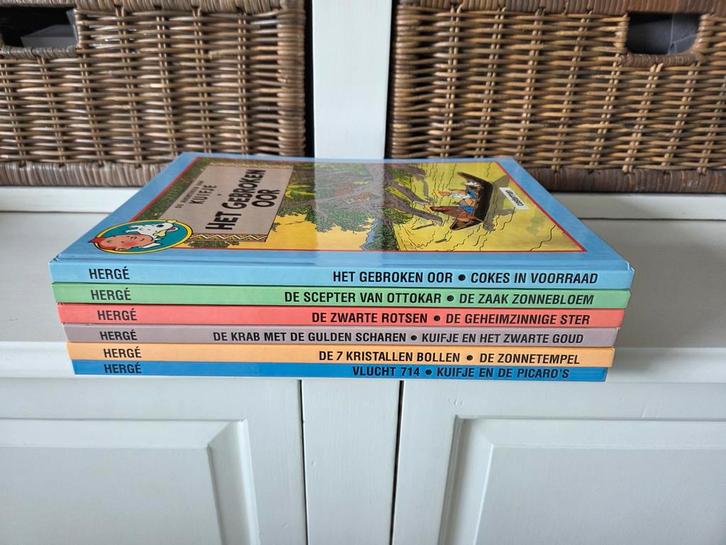 De avonturen van Kuifje - 2 in 1, Boeken, Stripboeken, Gelezen, Meerdere stripboeken, Ophalen of Verzenden
