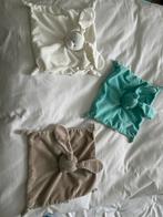 Tiamo knuffel/knuffeldoek konijn/hond 3 stuks, Ophalen of Verzenden, Zo goed als nieuw, Konijn
